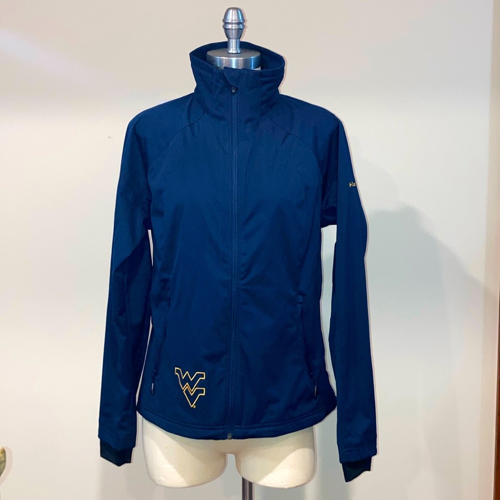 Women’s COLUMBIA Jacket - WV - West Virginia - OMNI-HEAT ~ Size Large - WVU 💙💛